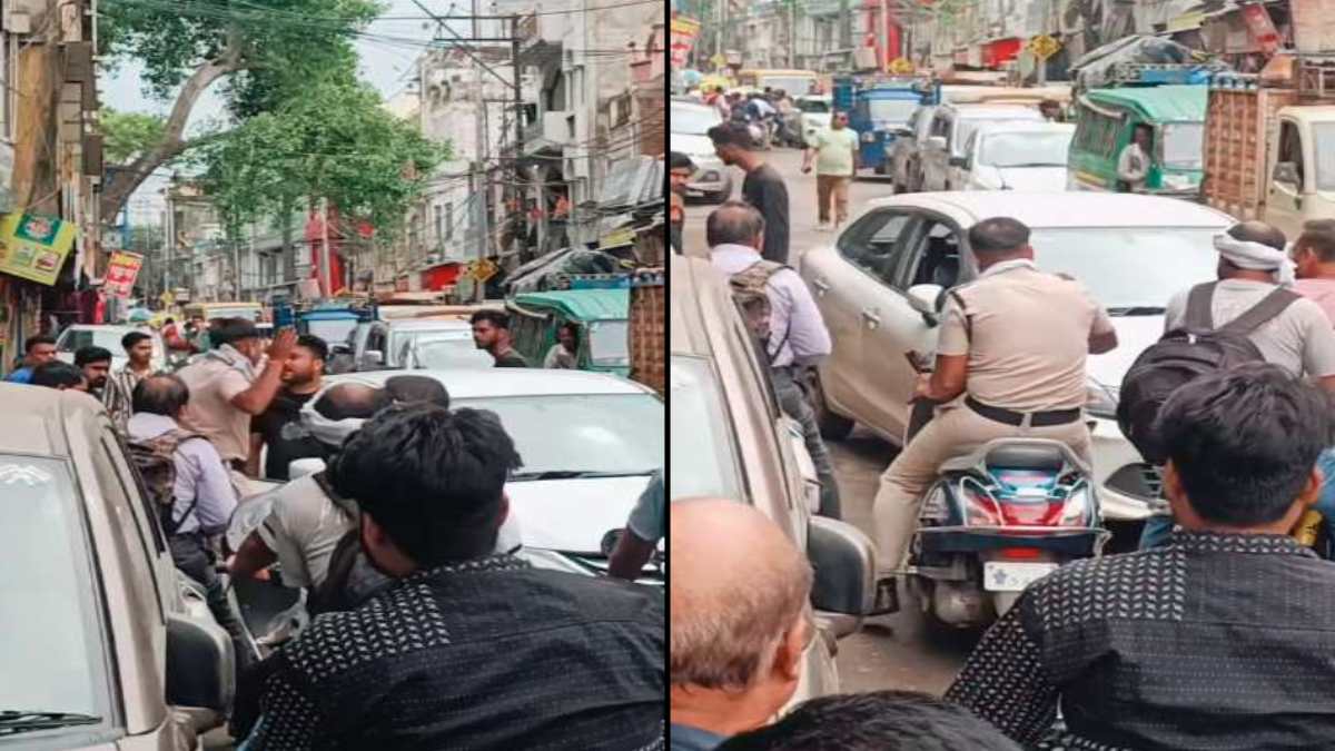 पुलिसकर्मी की शर्मनाक करतूत: वर्दी का रौब दिखाते सरेराह युवक को जड़ा थप्पड़, VIDEO वायरल होते ही SP ने किया लाइन अटैच