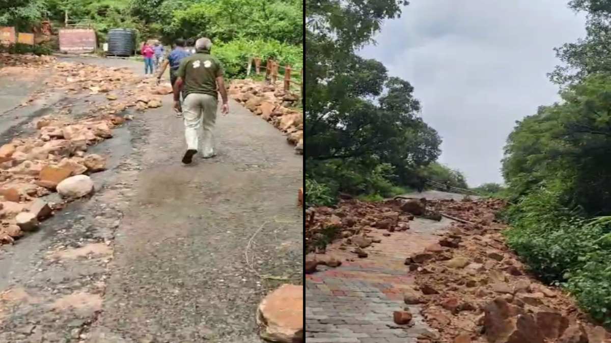 MP की सबसे ऊंची चोटी पर लैंडस्लाइड: STR ने आवाजाही की बंद, ‘अचानक मार्ग’ बंद होने से पर्यटक निराश