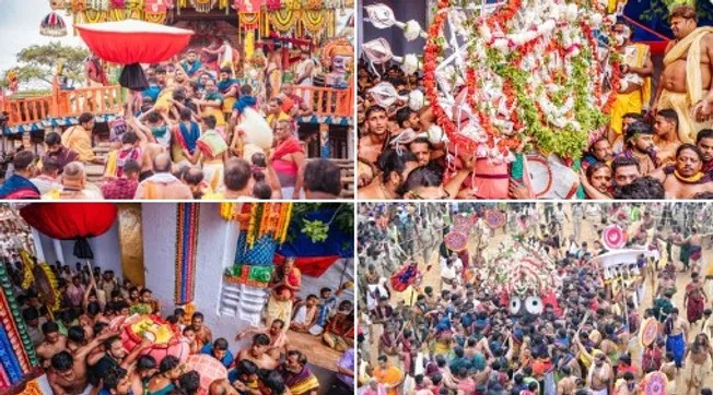 ओडिशा : पुरी में बहुडा यात्रा के लिए धार्मिक उत्साह