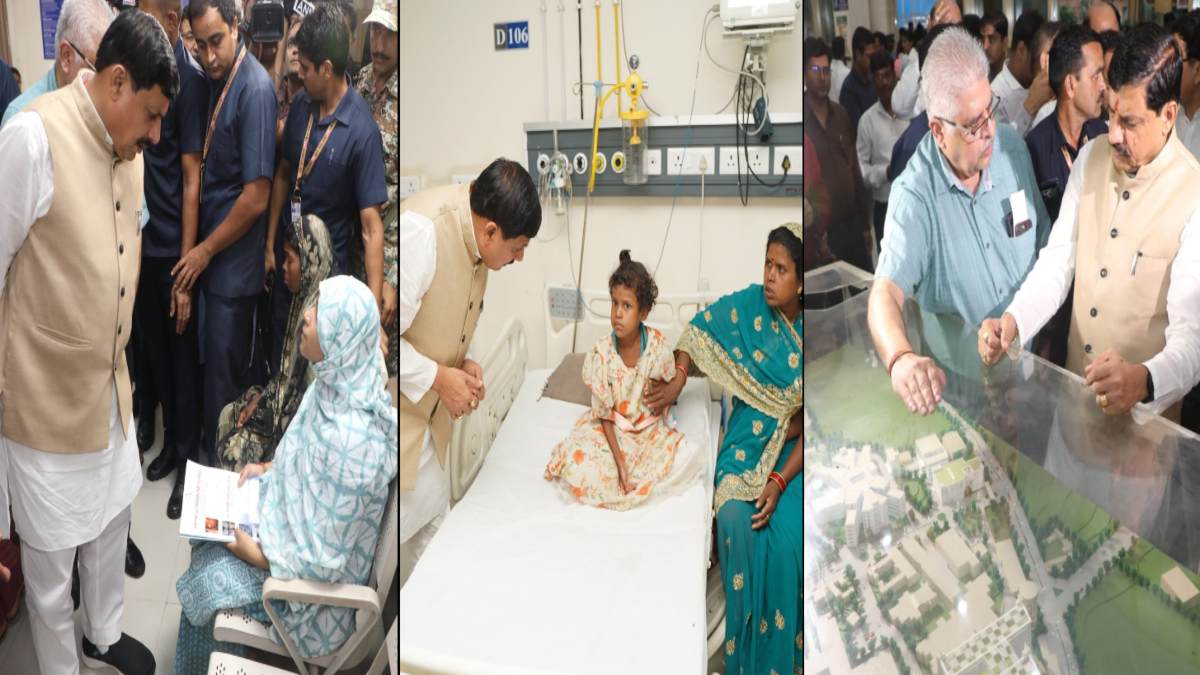 हमीदिया अस्पताल का निरीक्षण करने पहुंचे सीएम मोहन: मरीजों से की बातचीत, कहा- परिसर में बनेगी एक और बिल्डिंग, नई डिमांड होगी पूरी