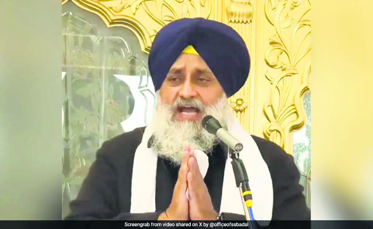 श्री अकाल तख्त साहिब पर हाजिर होंगे सुखबीर बादल