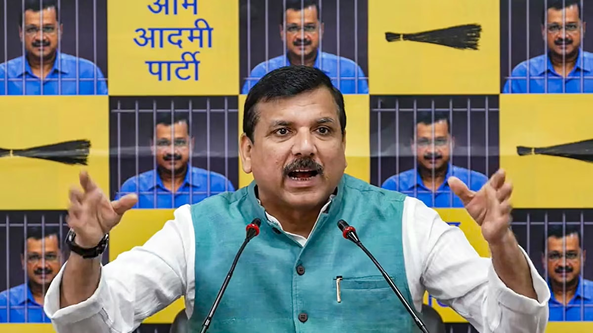 संजय सिंह ने अरविंद केजरीवाल की हेल्थ रिपोर्ट शेयर कर BJP पर भड़के