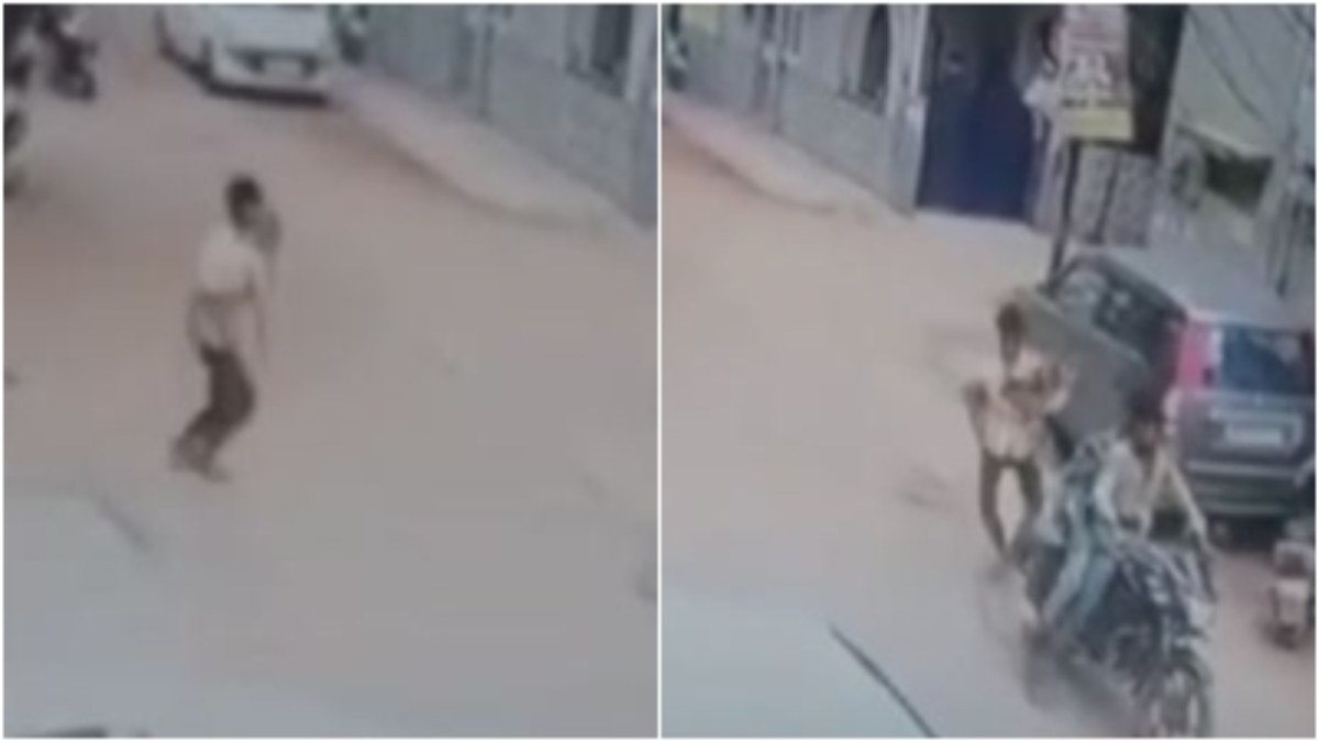 बेखौफ चोर: दिनदहाड़े बकरी को उठा ले गए, बाइक से जाते सीसीटीवी कैमरे में कैद हुए 3 बदमाश 