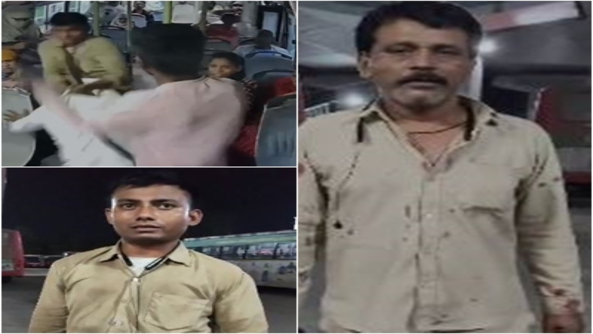 बीसीएलएल बस में ड्राइवर और कंडक्टर से मारपीट, दहशत में आए यात्री, घटना  CCTV में कैद