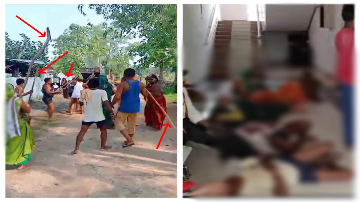 जमीनी विवाद को लेकर दो पक्षों में खूनी संघर्ष, किसी का फूटा सिर तो किसी का टूटा हाथ, Video वायरल