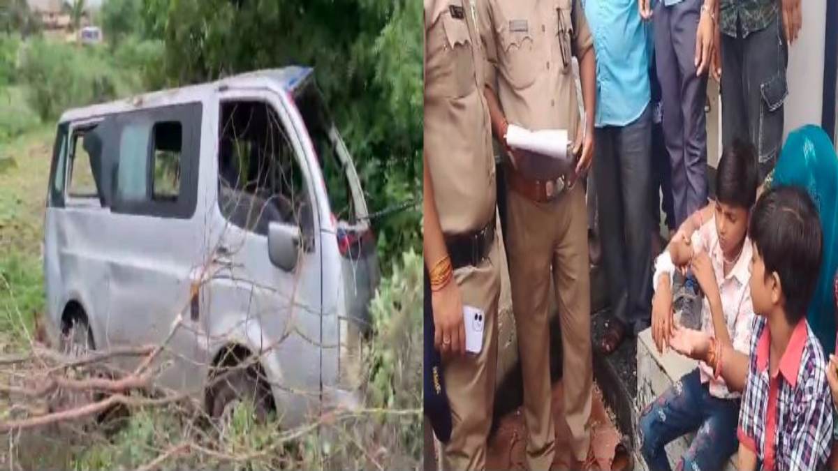 स्कूल वाहन पटलने से 7 बच्चे घायल, मची चीख-पुकार, ड्राइवर के खिलाफ FIR