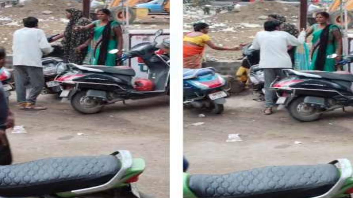 लूटेरी महिलाओं का आतंक: युवक से मारपीट कर लूटे पैसे, तमाशबीन बने रहे लोग, Video Viral