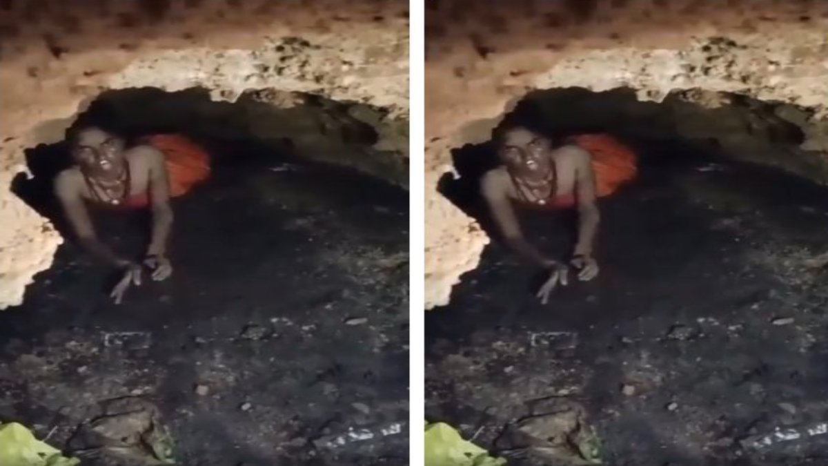 नागिन बनी युवती: गुफा में सांप की तरह लपलपा रही थी चीभ, 3 महीनों से थी लापता, VIDEO देख रह जाएंगे दंग