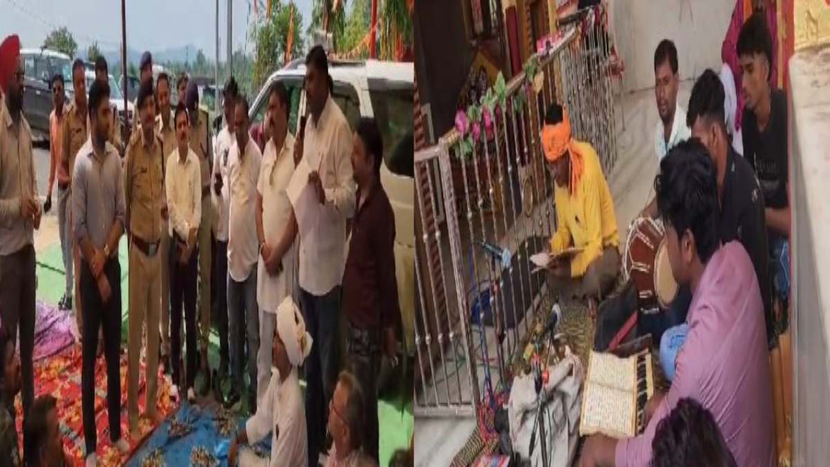 भाजपा ने थाने में दिया धरना: प्रशासन के सद्बुद्धि के लिए किया सुंदरकांड का पाठ, जानें क्या है पूरा मामला