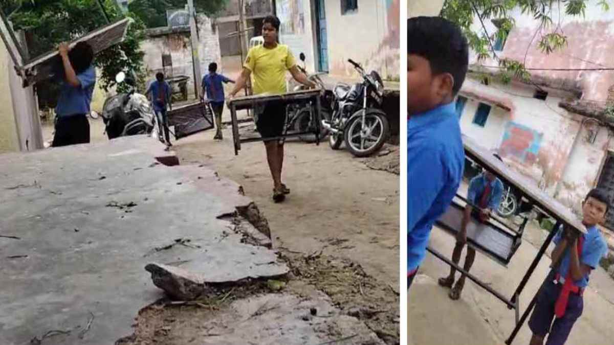 CG NEWS : स्कूली बच्चों से मजदूरी करा रहे शिक्षक, सोशल मीडिया पर वायरल हो रहा VIDEO…