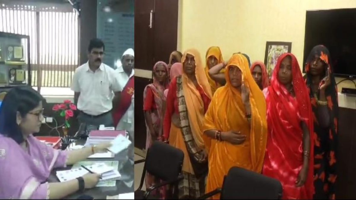 पट्टे की जमीन पर दबंगों का कब्जाः एक दर्जन से अधिक आदिवासी महिलाओं ने कलेक्टर से लगाई न्याय की गुहार
