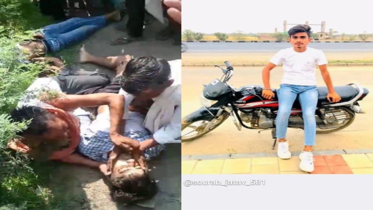 बाइक सवार युवकों को डंपर ने मारी टक्कर: दोनों की मौके पर ही मौत, घर से निकले थे पेट्रोल डलवाने