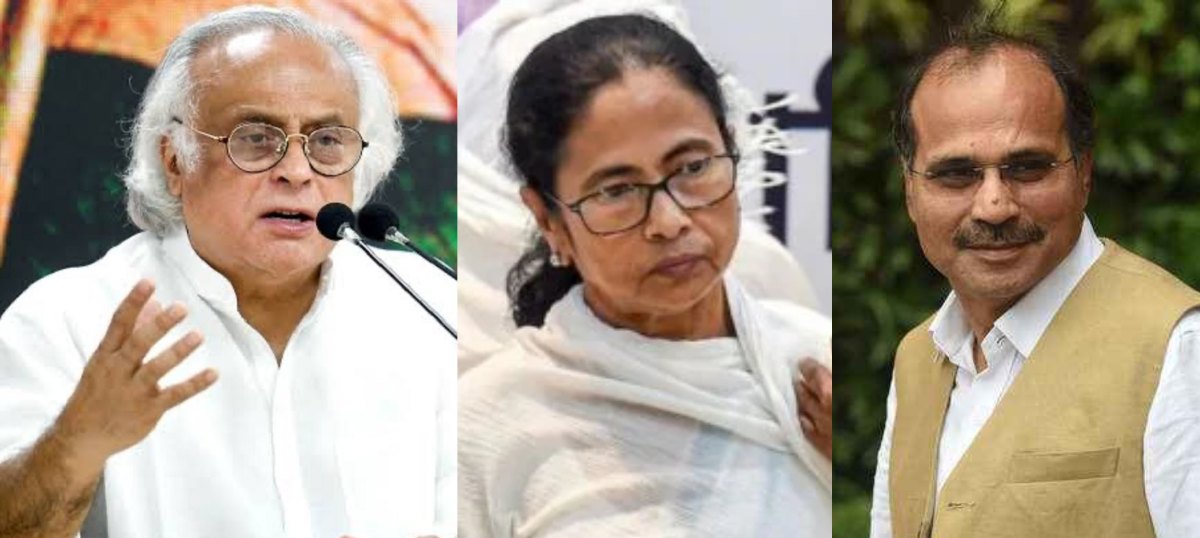 Mamata Banerjee: ममता बनर्जी के आरोपों पर दो खेमों में बंटी कांग्रेस, जयराम ने की निंदा तो अधीर रंजन ने बंगाल CM को ही घेर लिया- NITI Aayog Meeting