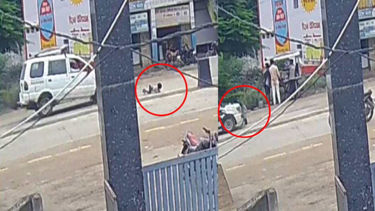 सड़क पार कर रही मासूम काे एंबुलेंस ने मारी टक्कर: हालत गंभीर, रौगटे खड़े कर देगा ये CCTV वीडियो