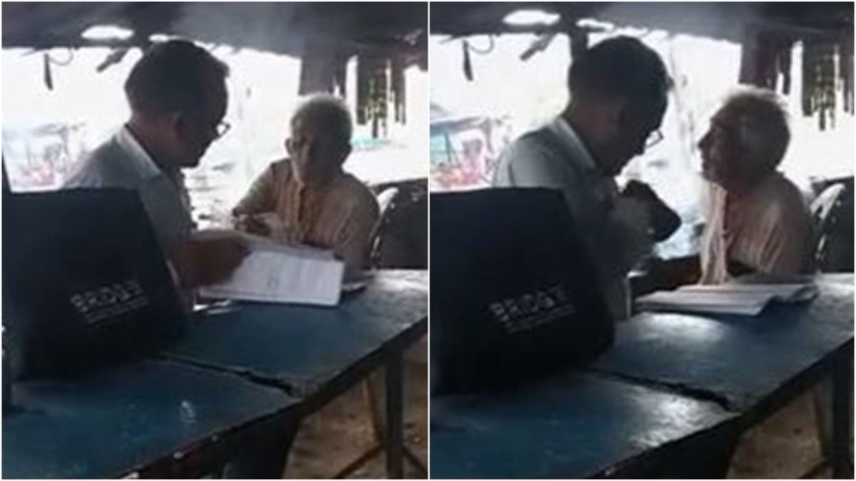 पटवारी का रिश्वत लेते Video वायरल, पत्नी के हल्का क्षेत्र में किसान से मांगी घूस