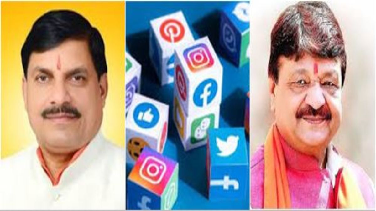 सोशल मीडिया पर मोहन मंत्री मंडल की रिपोर्ट: इंस्टाग्राम पर CM ‘मोहन’ तो फेसबुक पर मंत्री ‘विजयवर्गीय’ के सबसे ज्यादा फॉलोअर्स