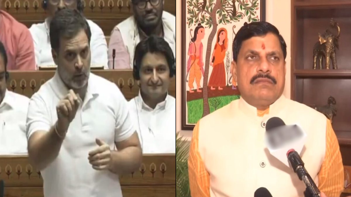 ‘नाक रगड़ कर मांगे माफी’: राहुल गांधी के बयान पर CM मोहन का करारा प्रहार, कहा- हिंदुओं को हिंसक बताना कुंचित मानसिकता का परिचायक