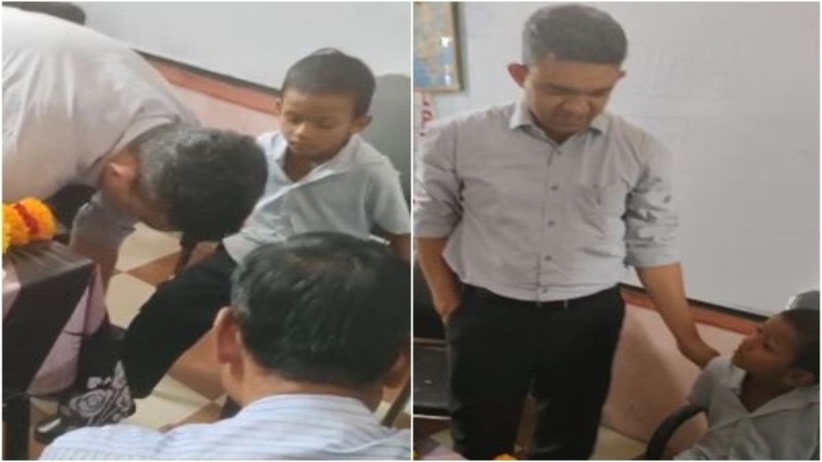 कलेक्टर की संवेदनशीलता: स्कूली छात्र को अपने हाथों से पहनाए जूते, पढ़ाई के लिए बढ़ाया बच्चों का मनोबल, Video वायरल    
