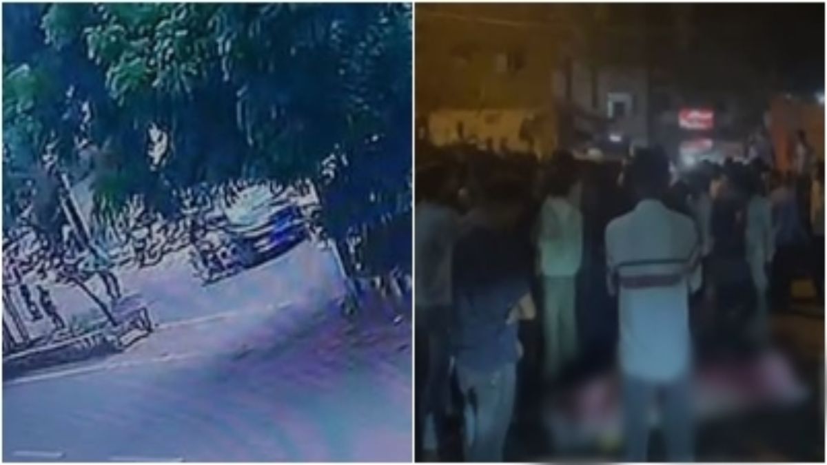 निगम की गाड़ी से टकराया बाइक सवार: मौके पर मौत, आक्रोशित परिजनों ने किया चक्का जाम  
