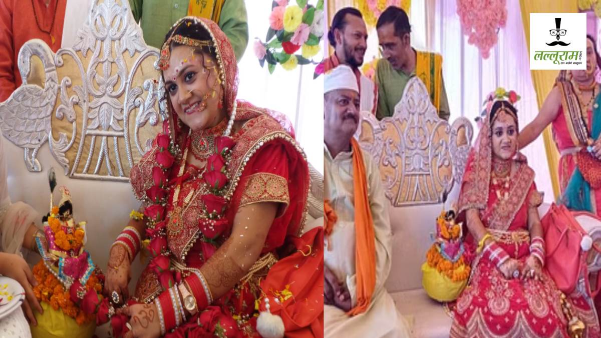 बैंड-बाजा-बारात! कान्हा की दीवानी हर्षिका ने भगवान श्रीकृष्ण संग लिए 7 फेरे, धूमधाम से हुई शादी