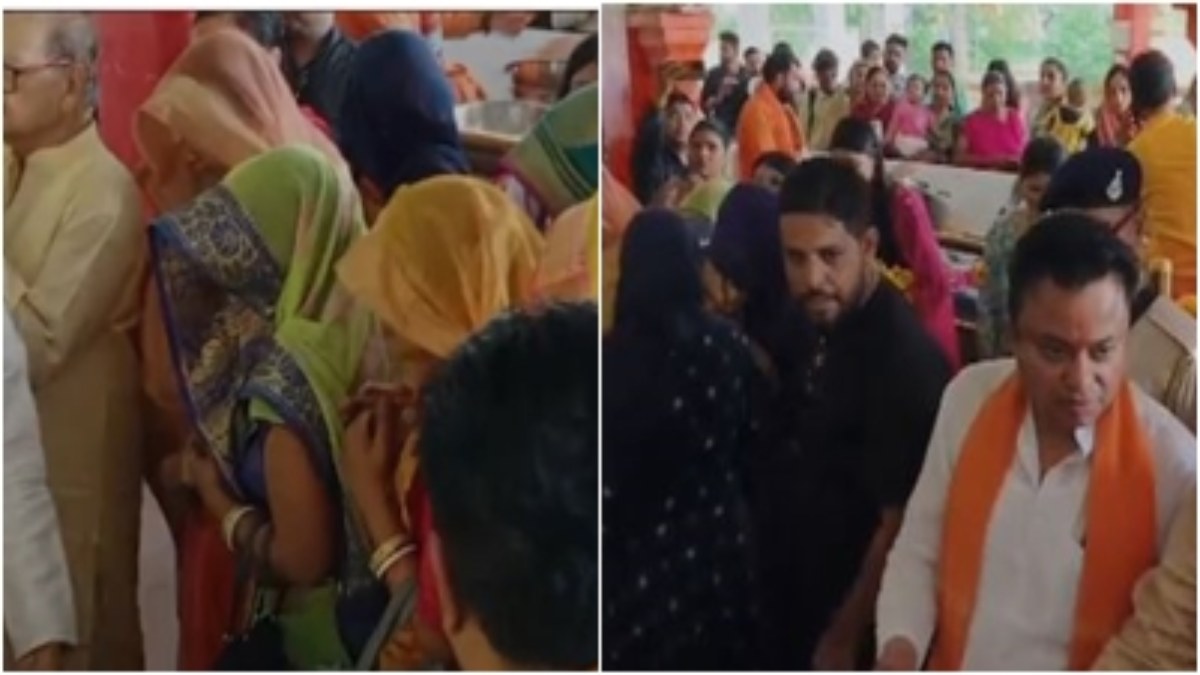 14 लोगों ने मुस्लिम धर्म छोड़कर अपनाया हिंदू धर्म, खजराना मंदिर में पूजा-पाठ के साथ बदला नाम
