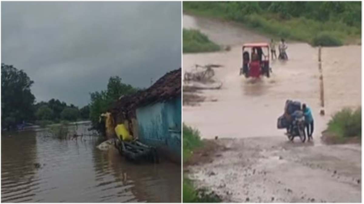 MP में आफत की बारिश: जबलपुर में बाढ़ में फंसे दो सैकड़ा से ज्यादा परिवार, घरों और खेतों में घुसा पानी, मुरैना में लापरवाही का VIDEO आया सामने 