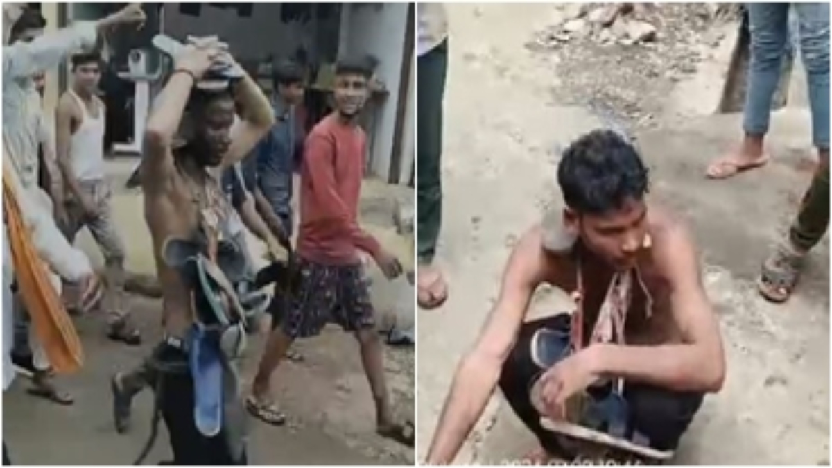 शर्मनाक: युवक ने गाय के साथ किया दुष्कर्म, बजरंग दल ने जूते की माला पहनाकर आरोपी का निकाला जुलूस, FIR दर्ज