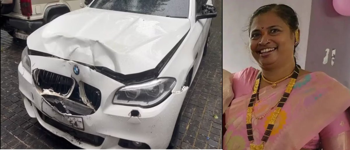 Mumbai में Pune Porsche जैसा कांड: शिवसेना शिंदे गुट के नेता की BMW कार ने पति-पत्नी को रौंदा, महिला की मौत, सियासत तेज