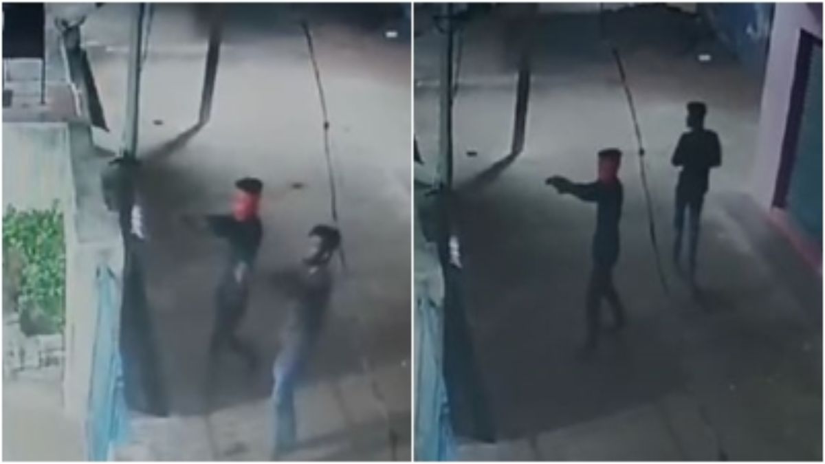 धर्मनगरी में फायरिंग: ओरछा में बदमाशों ने घर के बाहर चलाई ताबड़तोड़ गोलियां, घटना CCTV में कैद