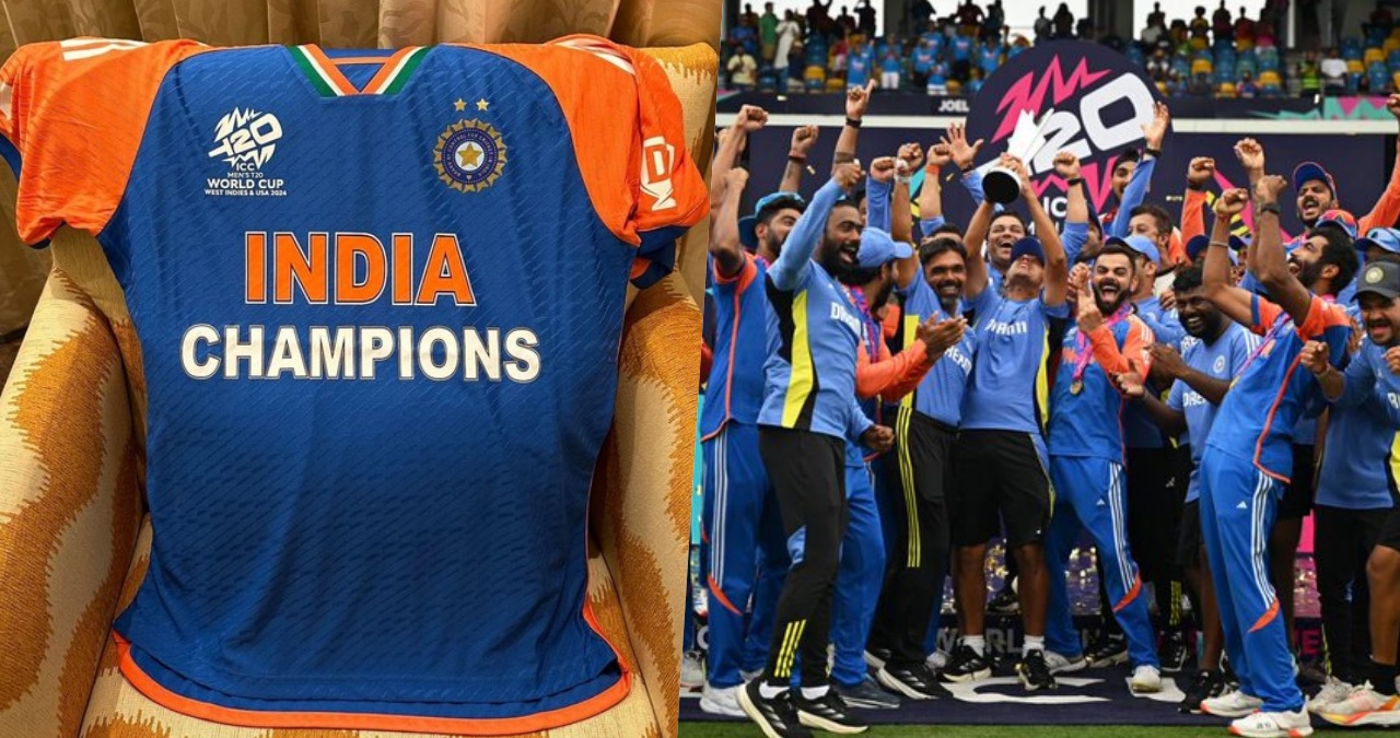 Victory Parade में यह स्पेशल जर्सी पहनेगी टीम इंडिया, संजू सैमसन ने शेयर की फोटो