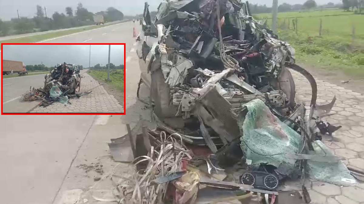 Rajgarh Road Accident: खड़े कंटेनर से टकराई तेज रफ्तार कार, तीन की मौत