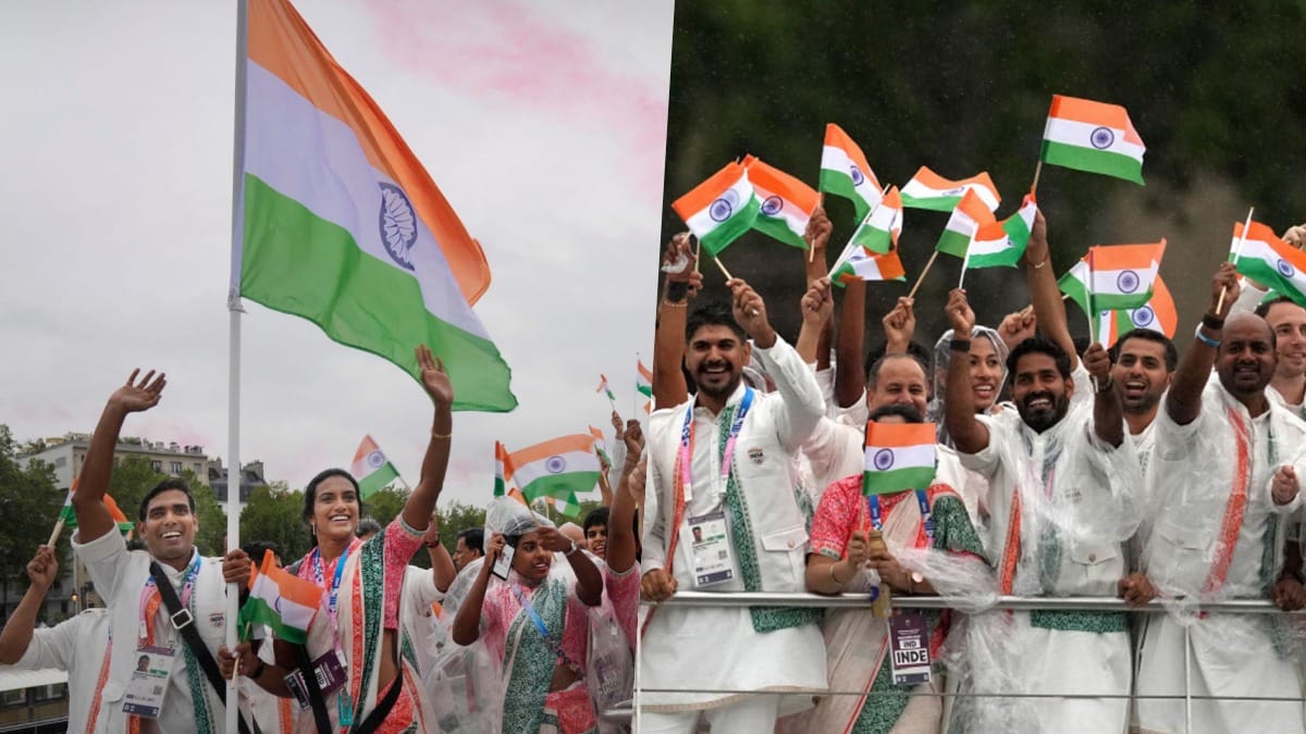 Paris Olympics 2024 : ओपनिंग सेरेमनी में इन 2 एथलीट ने थामा तिरंगा, पहली बार बने ध्वजवाहक…