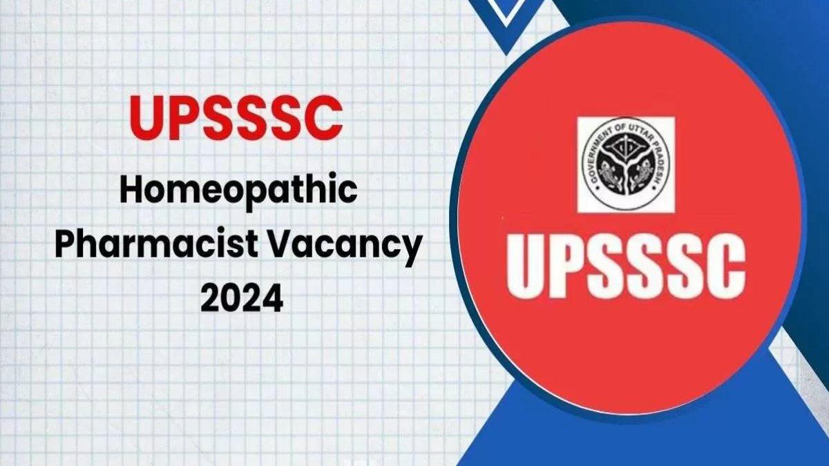 Homeopathic Pharmacist के 397 पदों पर भर्ती शुरु, इच्छुक अभ्यर्थी करें 19 जुलाई से पहले आवेदन…