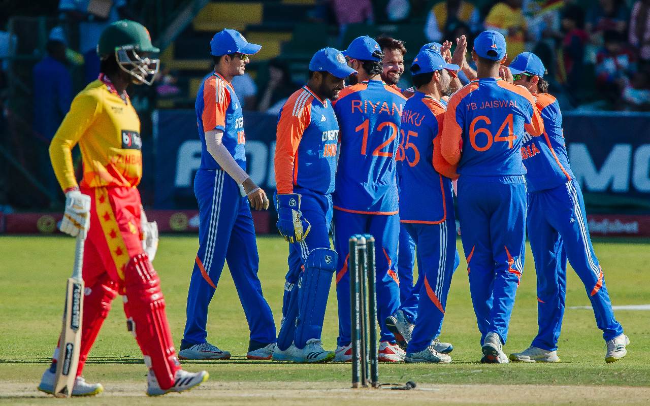IND vs ZIM 5th T20: अंतिम मैच में भारत ने जिम्बाब्वे को 42 रन से हराया, सीरीज में 4-1 से किया कब्ज़ा, बनाया ये वर्ल्ड रिकॉर्ड