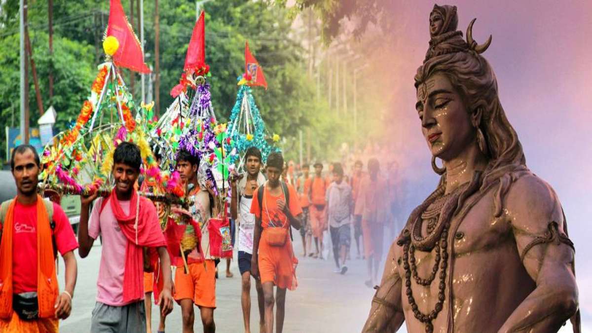 अविश्वसनीय नजारा : रंग बिरंगी कावड़ बनी आकर्षण का केन्द्र, रात में जगमगा उठती है इसकी लाइट…