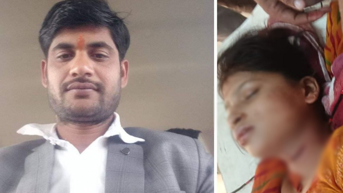दंपति में हुआ विवाद, गुस्से में पति ने फांसी लगाकर की सुसाइड, पत्नी ने चाकू से रेता गला, दो महीने पहले हुई थी शादी