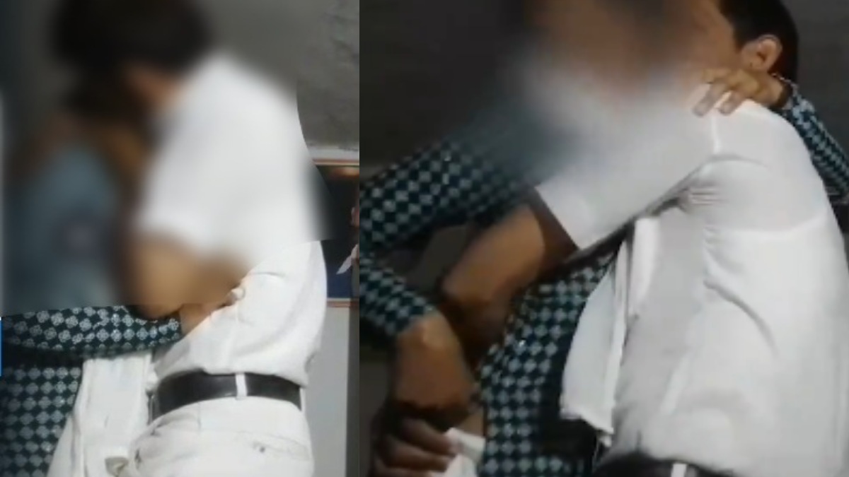 बच्चों को पढ़ाने के बजाए स्कूल में रंगरलियां मना रहे मैडम और प्रिंसिपल, अश्लील Video वायरल, मचा हड़कंप