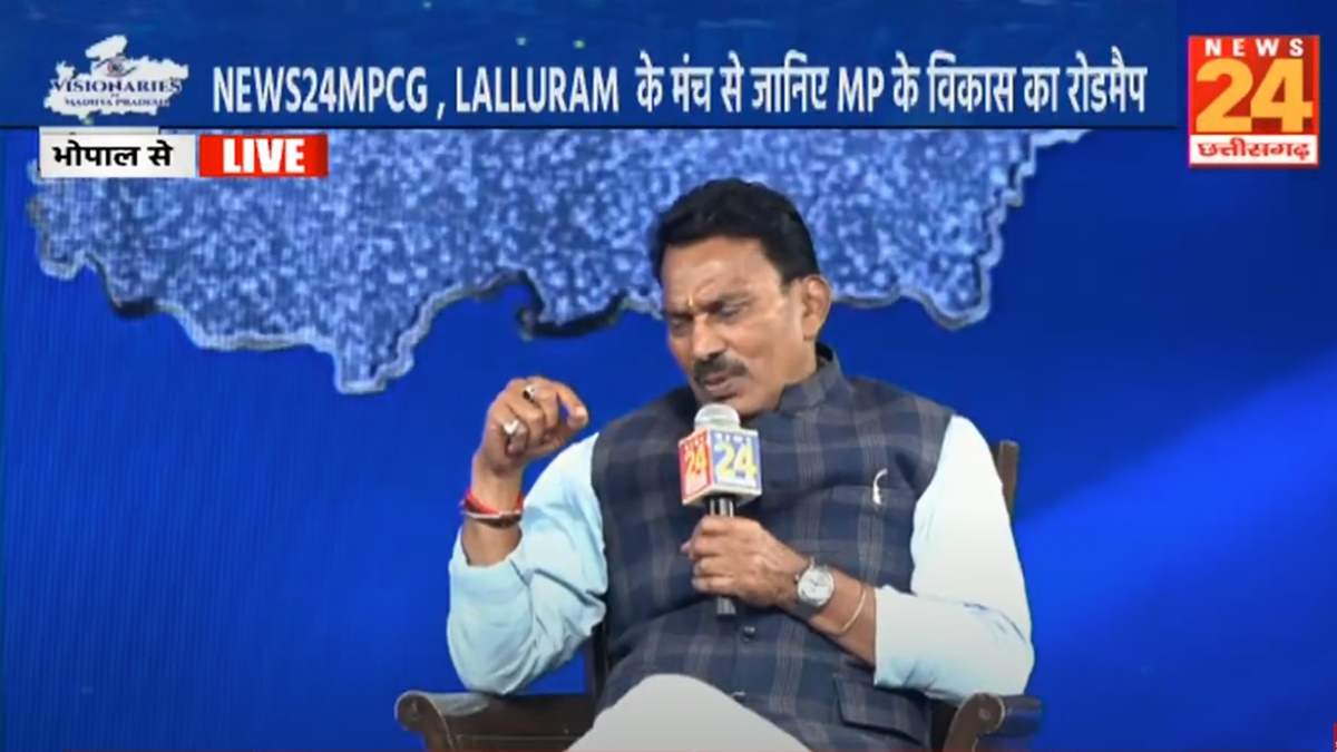 Lalluram.com और News 24 MP-CG का ‘विजनरीज ऑफ मध्य प्रदेश’ कार्यक्रम: मंत्री तुलसी सिलावट बोले- स्वास्थ्य से लेकर हर क्षेत्र में तोड़ेंगे रिकॉर्ड, ‘400 पार’ का नारा पूरा न होने पर दिया बड़ा बयान