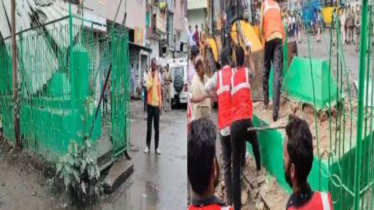हिंदू-मुस्लिम एकता की मिसाल: रोड में बाधक बन रही थी दरगाह, सर्वसहमति के बाद निगम ने हटाया
