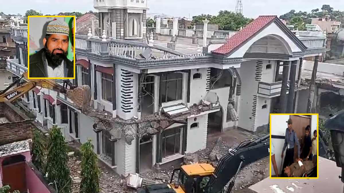 छतरपुर में थाने पर पथराव का मामला: मुख्य आरोपी के आलीशान बंगले पर चला बुलडोजर, भाई कांग्रेस पार्षद का घर भी ध्वस्त, कार्ड बांटकर एकजुट हुए थे लोग