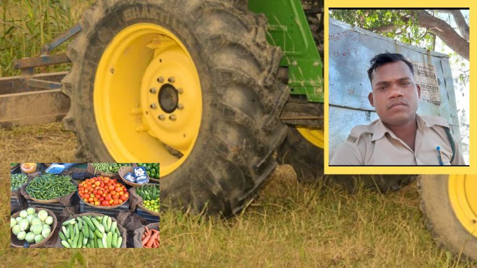 सब्जी के रेट को लेकर वनरक्षक से हुआ विवाद, युवक ने ट्रैक्टर से कुचला, मौके पर मौत