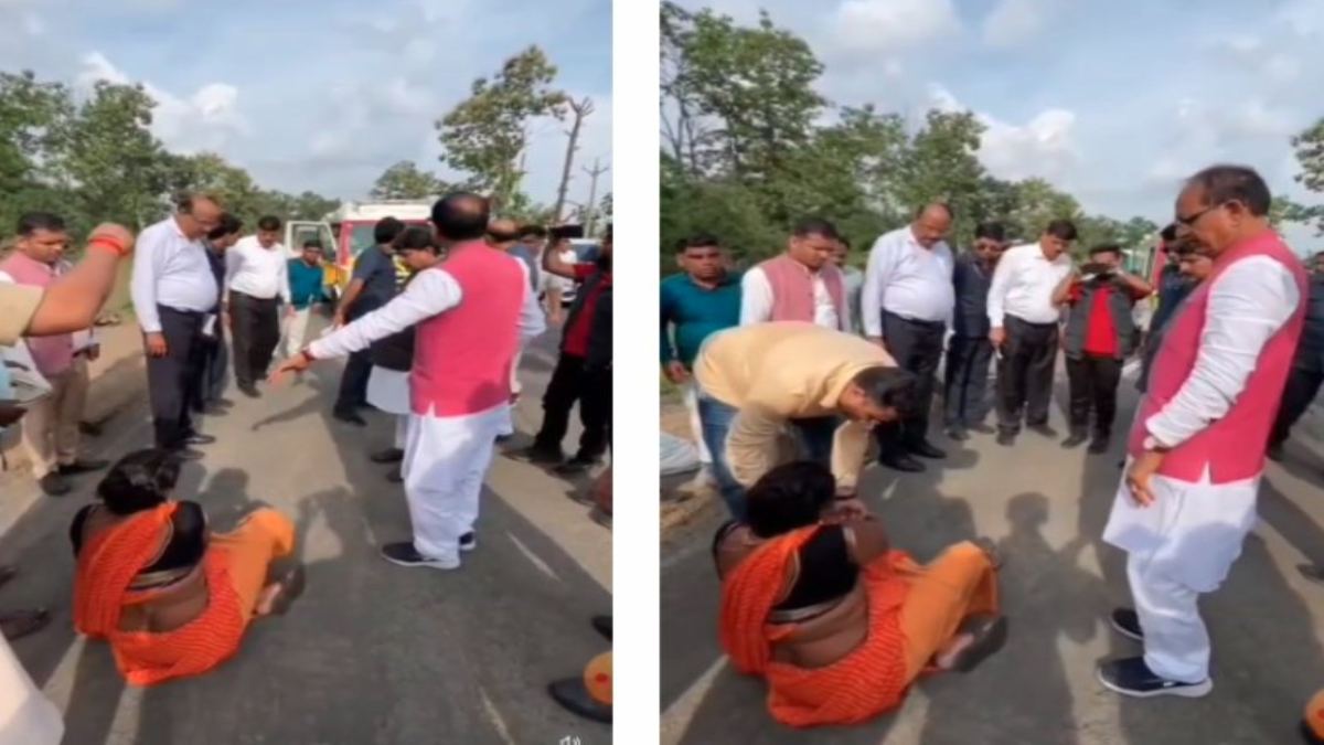 मामा की दरियादिली, VIDEO: केंद्रीय मंत्री शिवराज ने सड़क पर घायल महिला को देख रुकवाया काफिला, एंबुलेंस से पहुंचाया अस्पताल