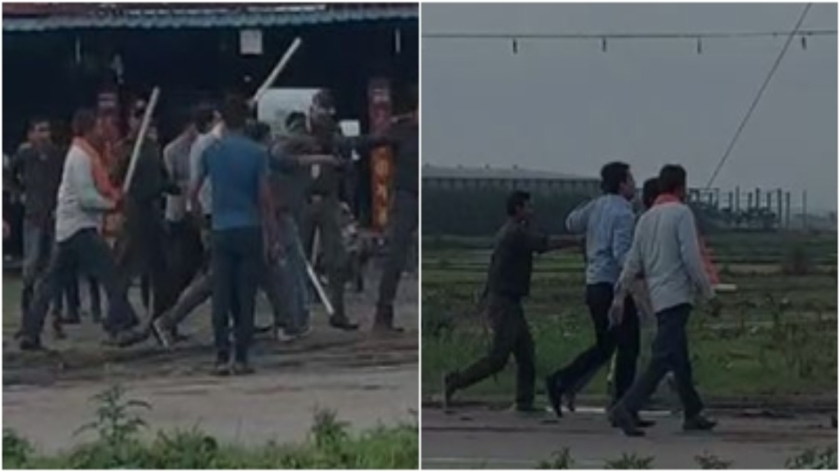 सागर राइस कंपनी की फिर दिखी गुंडागर्दी: कर्मचारियों ने ड्राइवरों को हाईवे पर दौड़ा-दौड़कर पीटा, Video वायरल