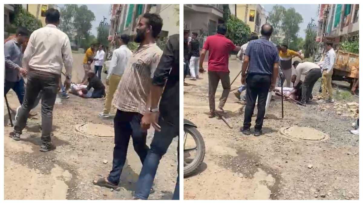 विदिशा में दिनदहाड़े कॉलोनाइजर पर हमला, लाठी-डंडों से की जमकर पिटाई, Video वायरल