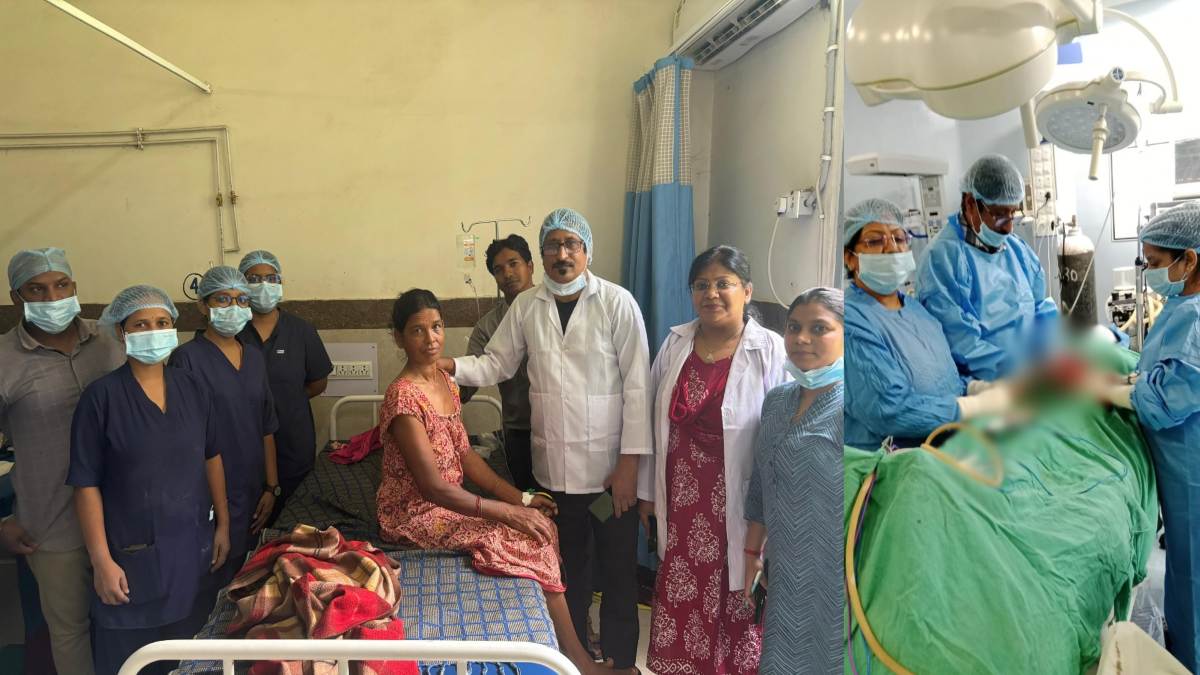डॉक्टरों ने किया कमाल: महिला के बच्चेदानी से निकाला  आधा किलो का ट्यूमर, जटिल ऑपरेशन कर बचाई जान