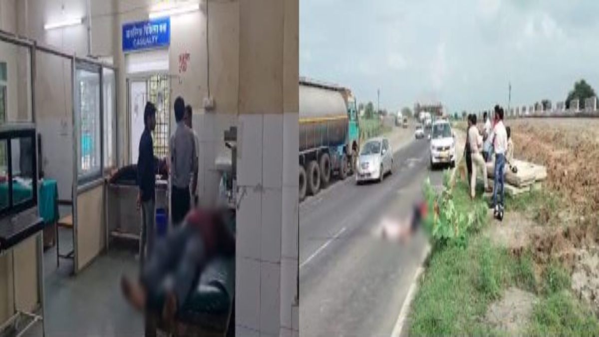 MP में 4 की मौत: बड़वानी में कंटेनर से टकराई कार, नरसिंहपुर में वाहन की टक्कर से मां की मौत