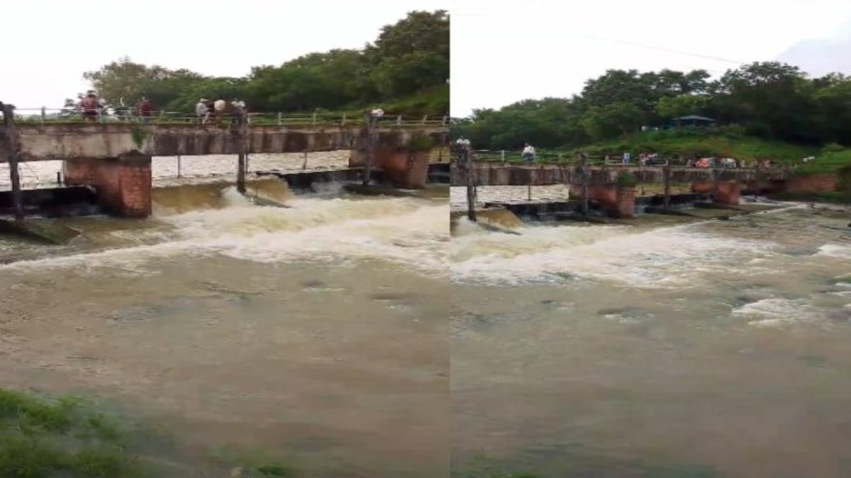 केरवा डैम हुआ लबालब: ऑटोमेटिक सिस्टम एक्टिवेट होने पर खुला 1 गेट, निचले क्षेत्र में अलर्ट जारी