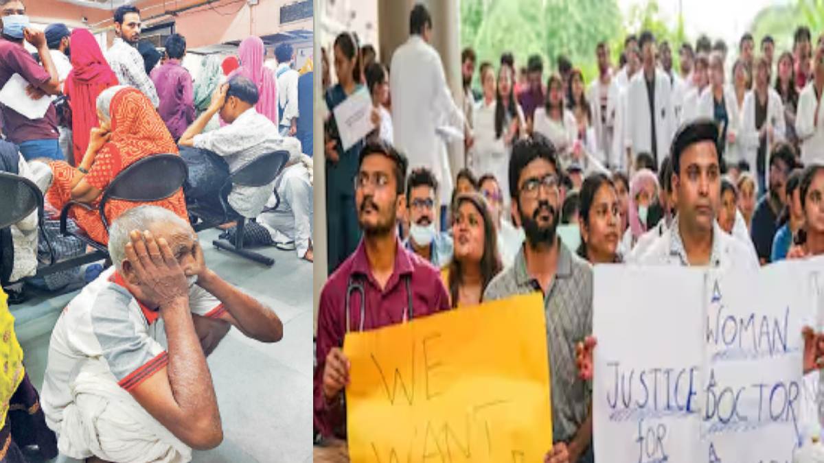 हलक में अटकी सांसे ! डॉक्टर्स और रेजिडेंट की हड़ताल से मरीज हलकान, 3 हजार पेशेंट बिना इलाज के लौटे, 100 ऑपरेशन टले