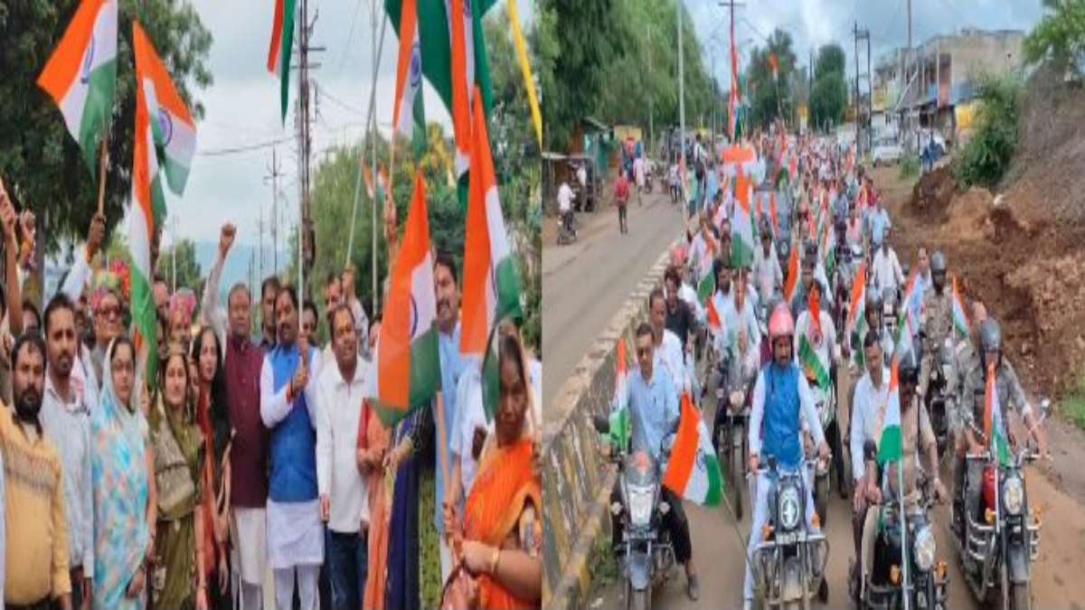 डिंडोरी पहुंचे फग्गन सिंह कुलस्ते: ‘हर घर तिरंगा अभियान’ के तहत निकाली गई बाइक रैली, सांसद ने दिखाई हरी झंडी