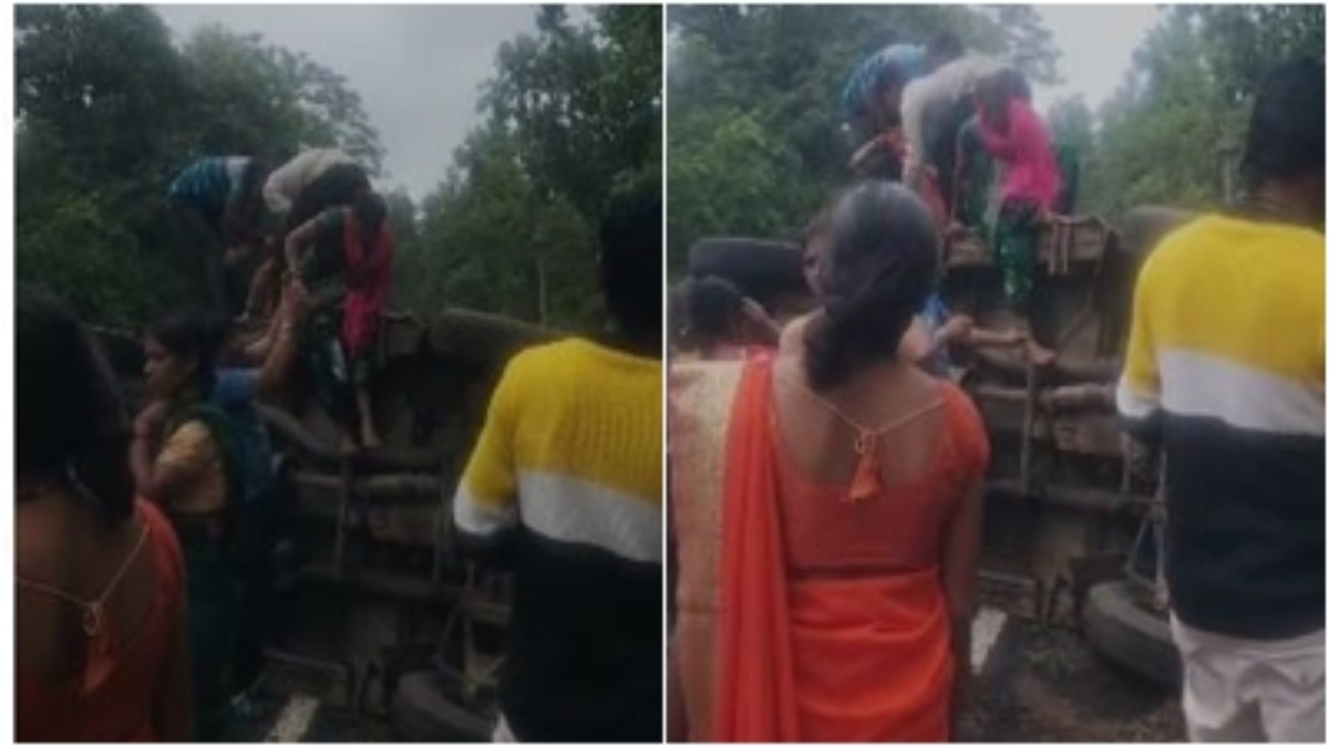 आशा कार्यकर्ताओं से भरी जीप पलटी, एक दर्जन से ज्यादा घायल, मुख्यमंत्री के कार्यक्रम से पहले हुआ हादसा